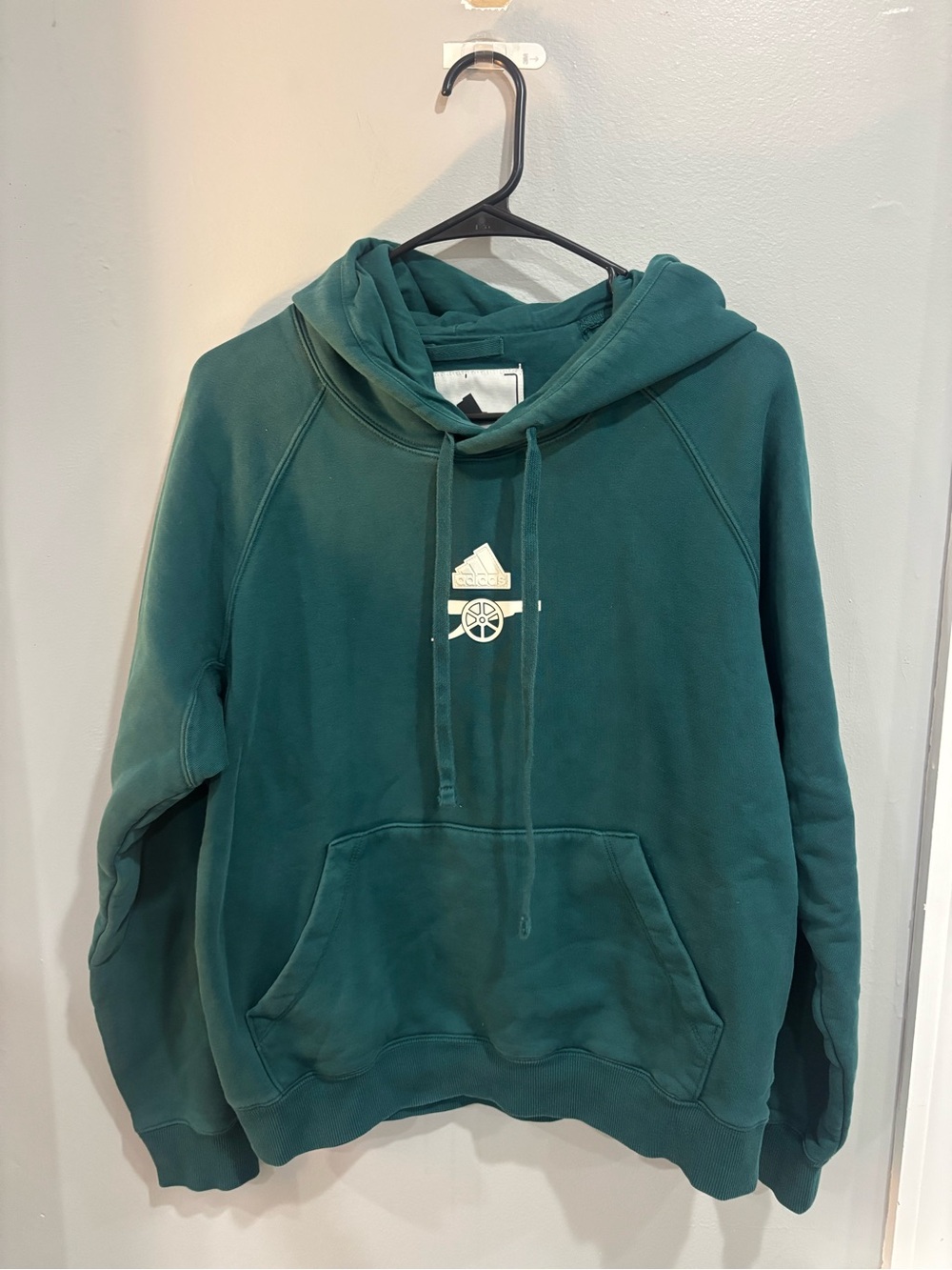 adidas Mens Arsenal Lifestyler Hoodie Small Loungewear Athleisure